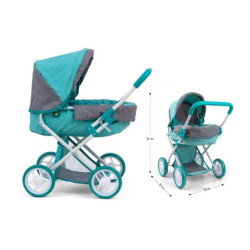 Wózek d/lalek Alice prestige mint 3103 25597
