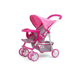 Wózek d/lalek Kate prestige pink 2726 24989