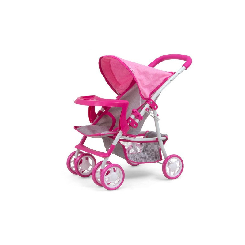 Wózek d/lalek Kate prestige pink 2726 24989