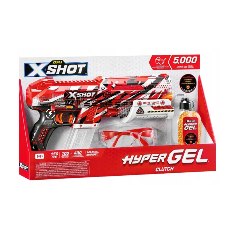 ZURU X-SHOT HyperGel pistolet+500 kulek 36622