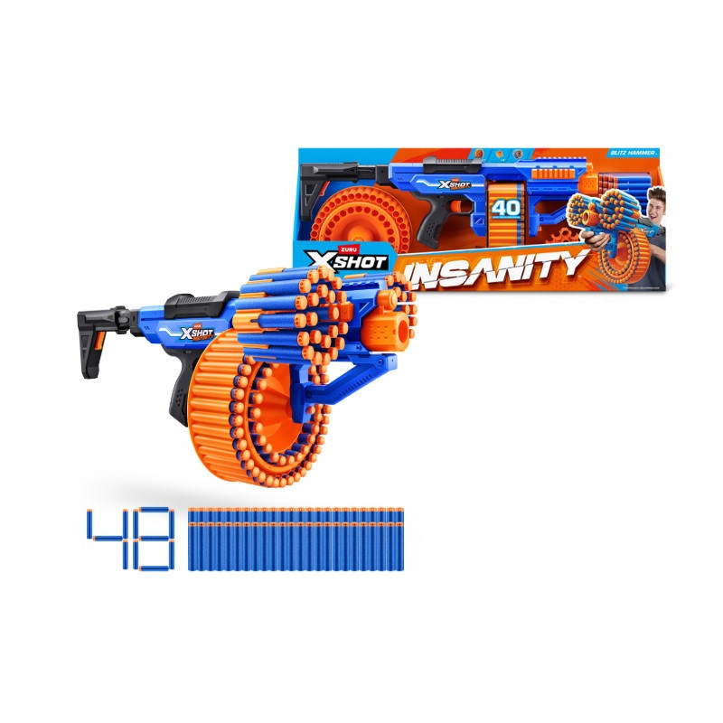 ZURU X-SHOT InsanityBlitz Hammer 36917 58569