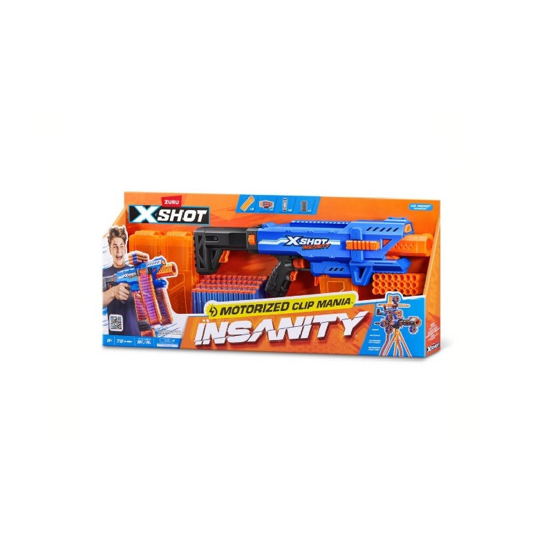 ZURU X-SHOT Motorized Clip Mania 36786