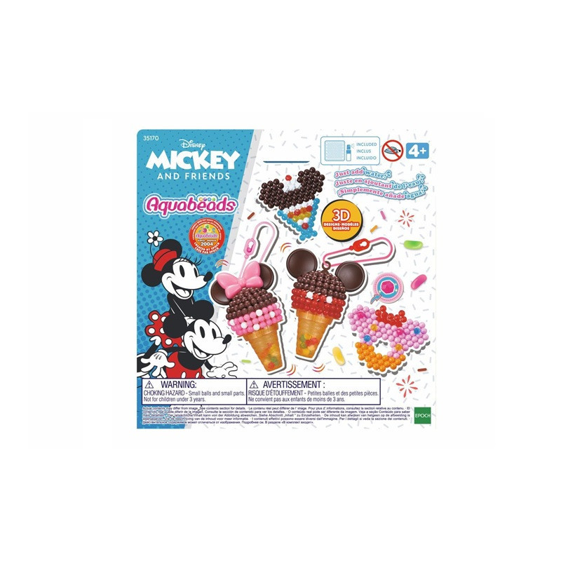 AQUABEADS Zestaw kreatywny Mickey Ice 35170 51703