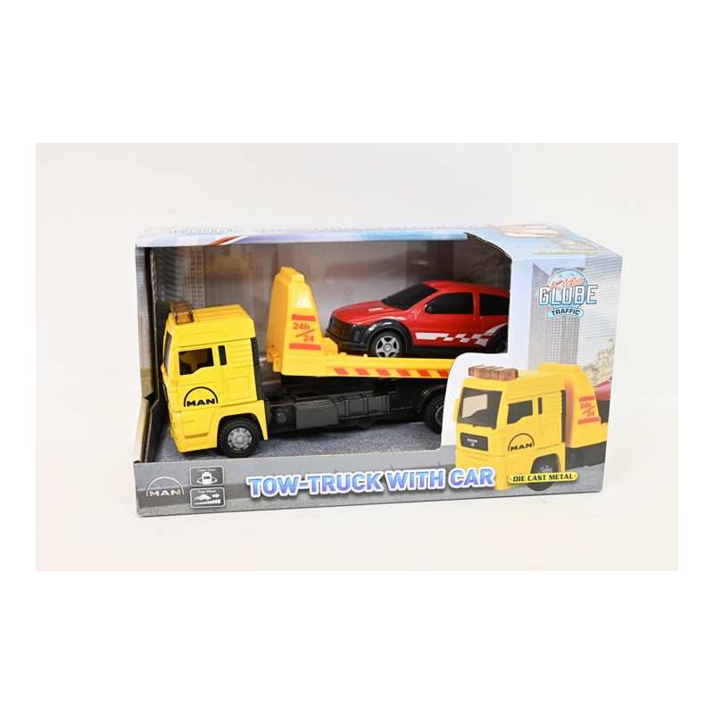 Auto laweta 19cm z autem osobowym 540567 27054