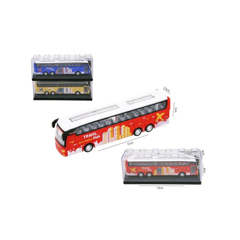 Autobus 12cm w pudełku 2rodz 6kol HX230 52831