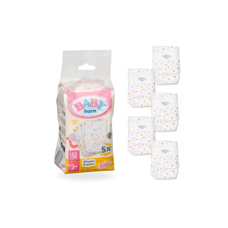 BABY BORN pampersy 5szt 838358