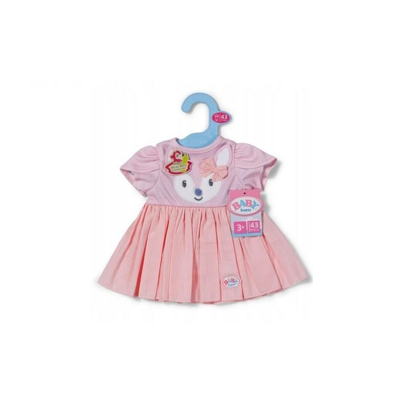 BABY BORN sukienka motyw mał.jelenia 43cm 839676