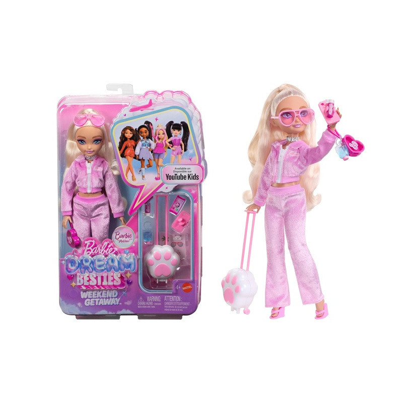 Barbie Dream Besties Weekend Malibu zestaw JMV16