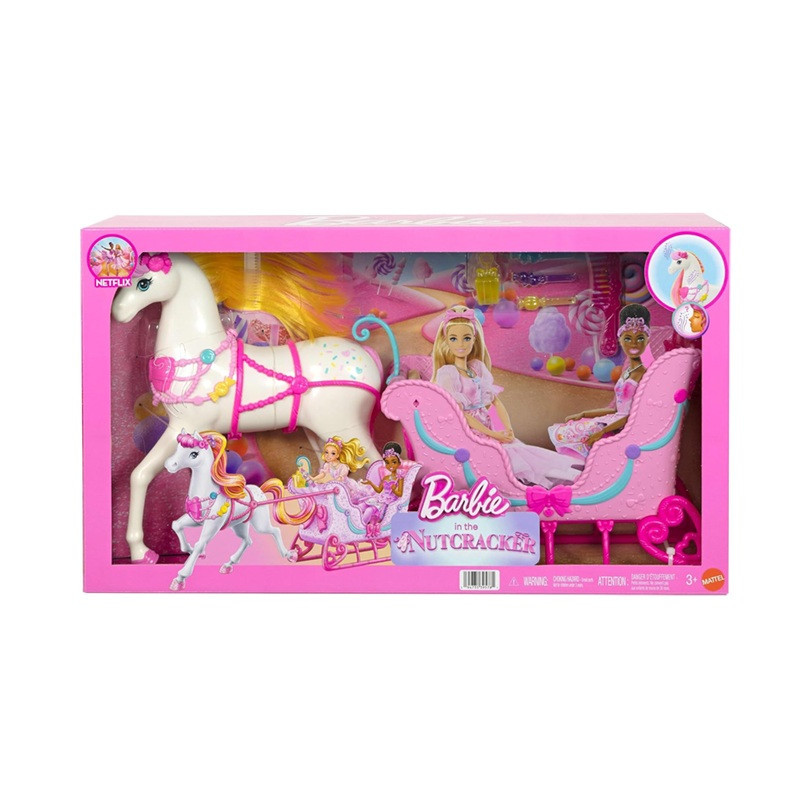 Barbie konik i sanie Dziadek do orzechów JNH63 /2