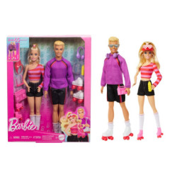 Barbie lalka + Ken na wrotkach HXK90 /4