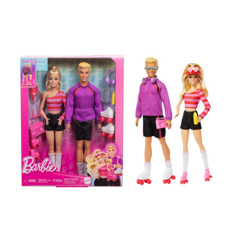 Barbie lalka + Ken na wrotkach HXK90 /4