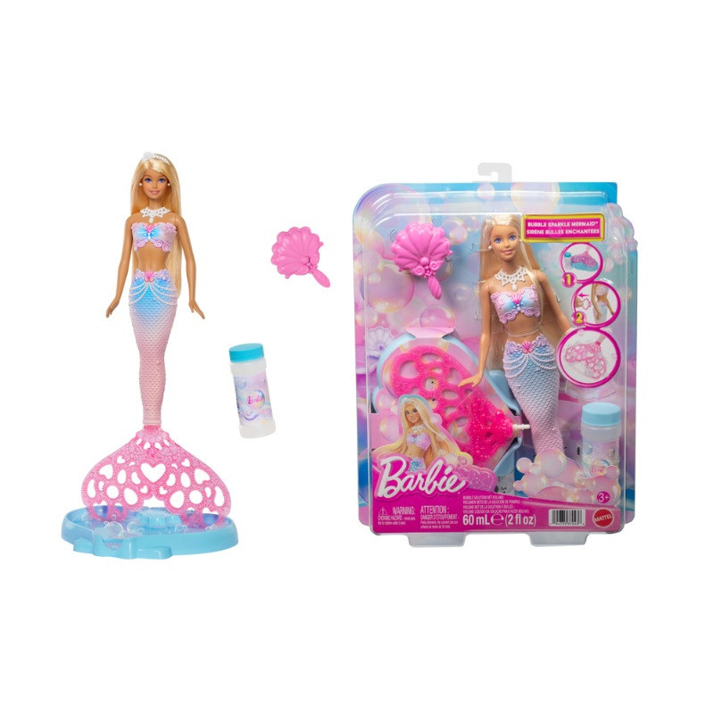 Barbie lalka Bąbelkowa syrenka JLW56/4