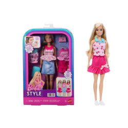 Barbie lalka z zestawem ubranek JMH18