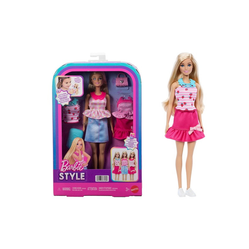 Barbie lalka z zestawem ubranek JMH18