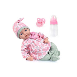 BAYER lalka Reborn 38cm+akces.93827AM 21163