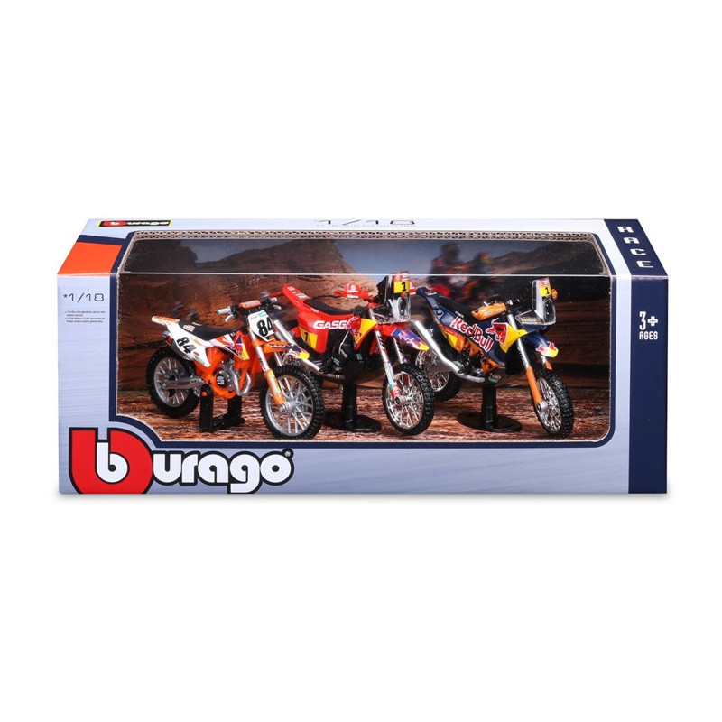 BBU 1:18 WRB KTM Cycle KTM RB 3-pak 51113