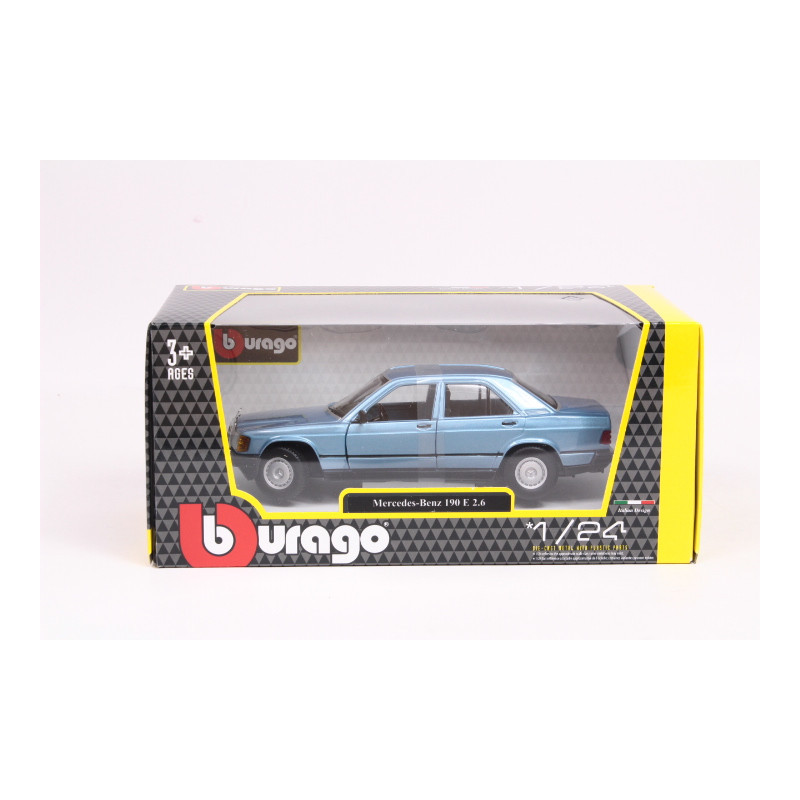 BBU 1:24 1987 Mercedes-Benz 190E Blue 21103BU