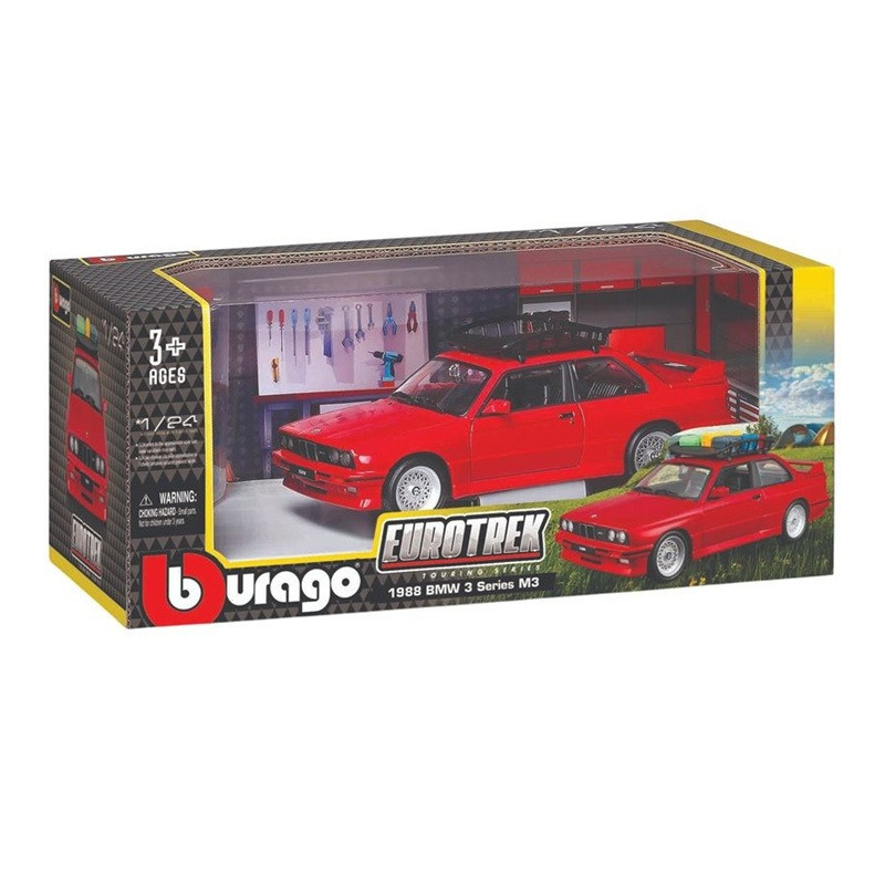 BBU 1:24 Eurotrek 1988 BMW 3 M3 Touring red 23014
