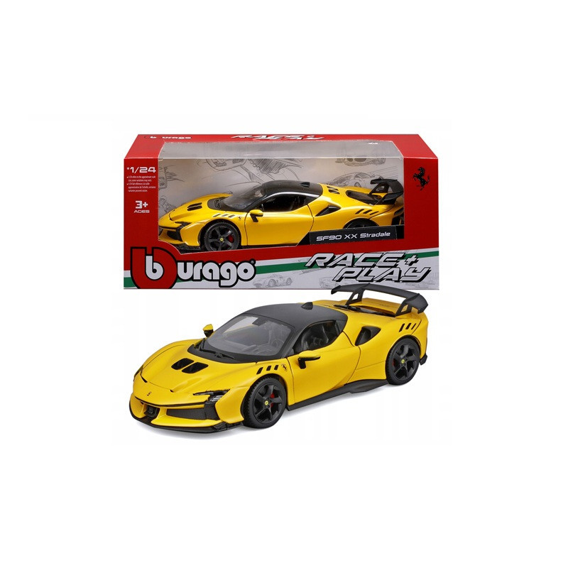 BBU 1:24 Ferrari R_P SF90 Stradale Yellow 26032YL