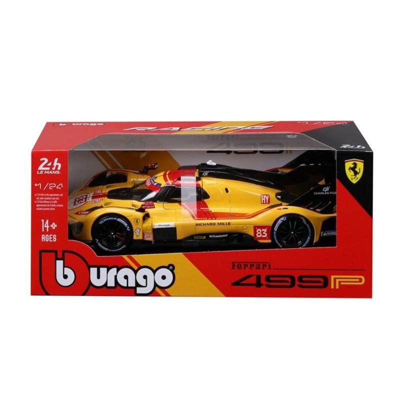 BBU 1:24 Ferrari Racing 499P LeMans Yellow 26319