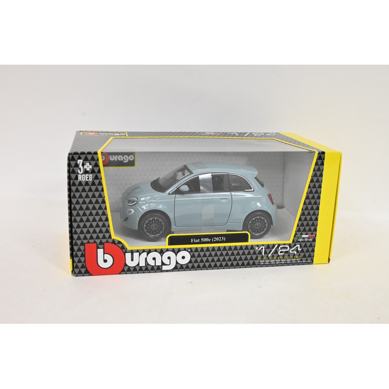 BBU 1:24 Fiat 500E 2023 met.blue 21110BU 16709