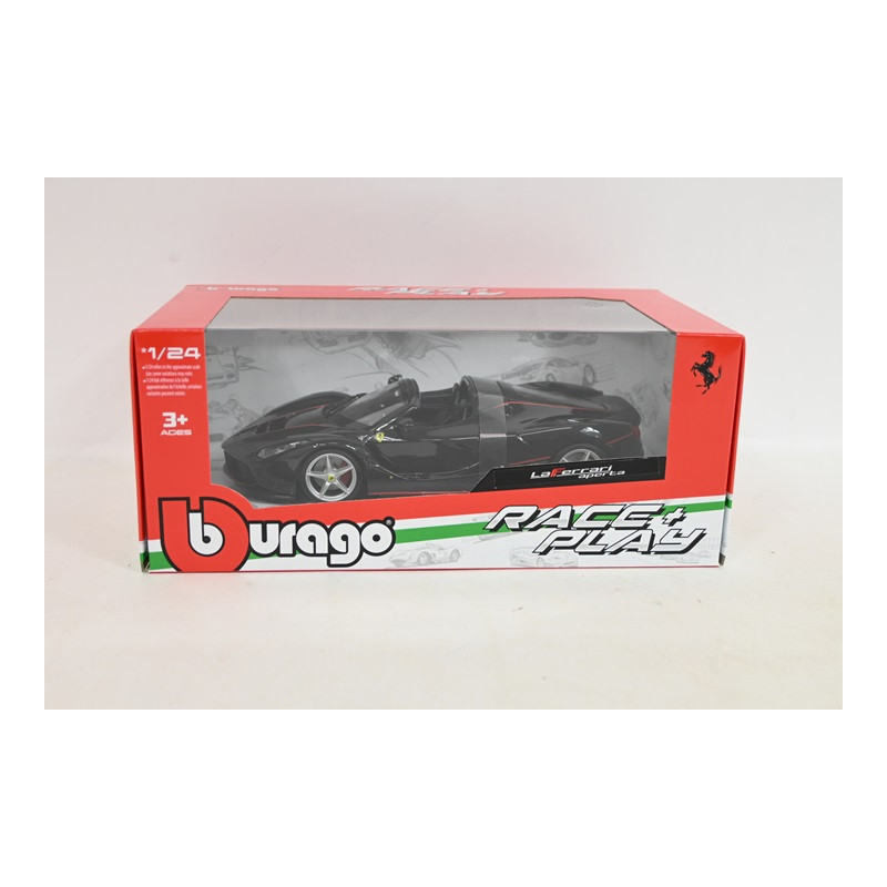 BBU 1:24 La Ferrari Aperta Black 26022 BK 12220