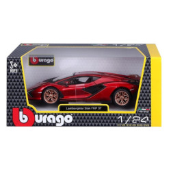BBU 1:24 Lamborghini Sian FKP37 Red 21099RD 02702