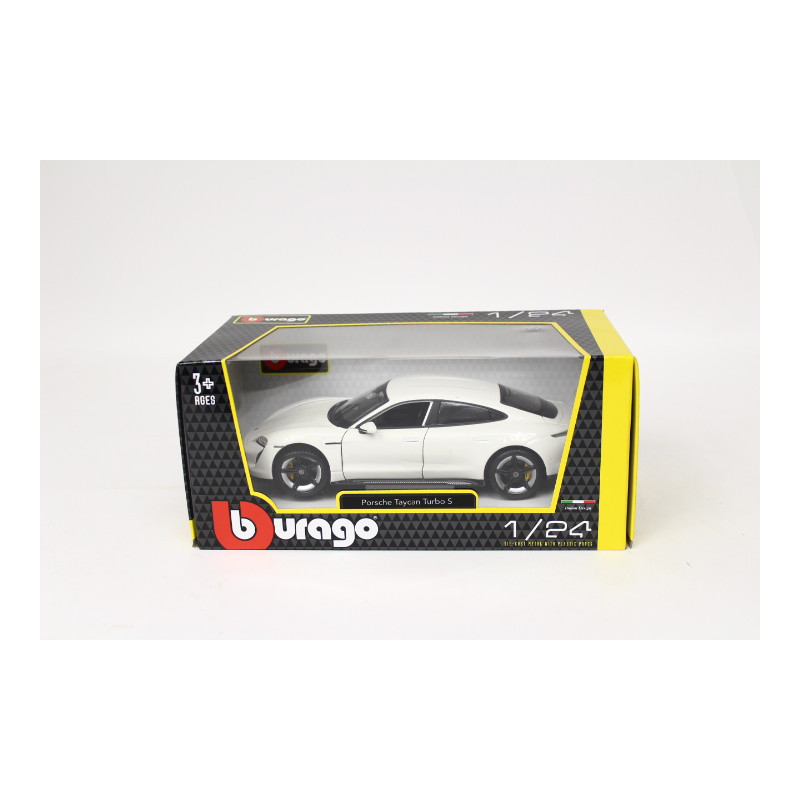 BBU 1:24 Porsche Taycan Turbo S White 21098WT