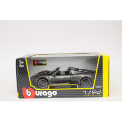 BBU 1:24 Porsche918 Spyder grey 21076GY 08186