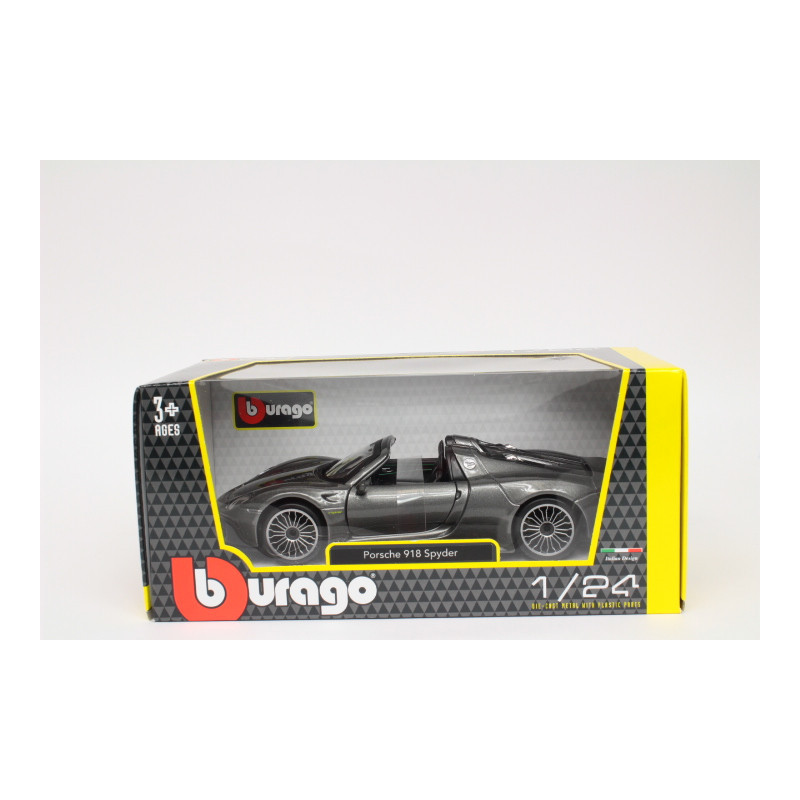 BBU 1:24 Porsche918 Spyder grey 21076GY 08186