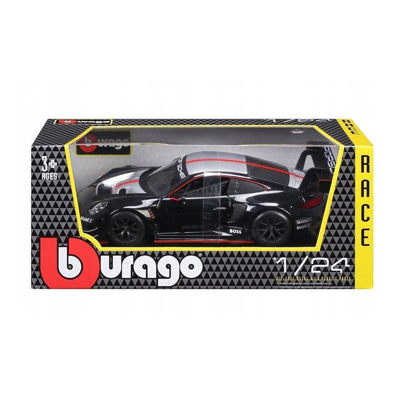 BBU 1:24 Racing Porsche 911 GT3 Black Launch 28048