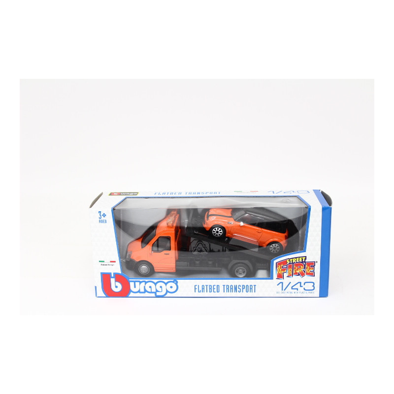 BBU 1:43 Street Fire Tran.MiniCooper pom 31405