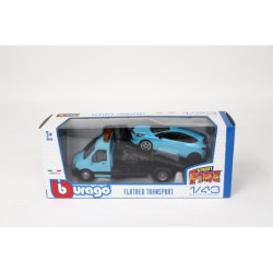 BBU 1:43 Street Fire Tran.Renault Clio blue 31401