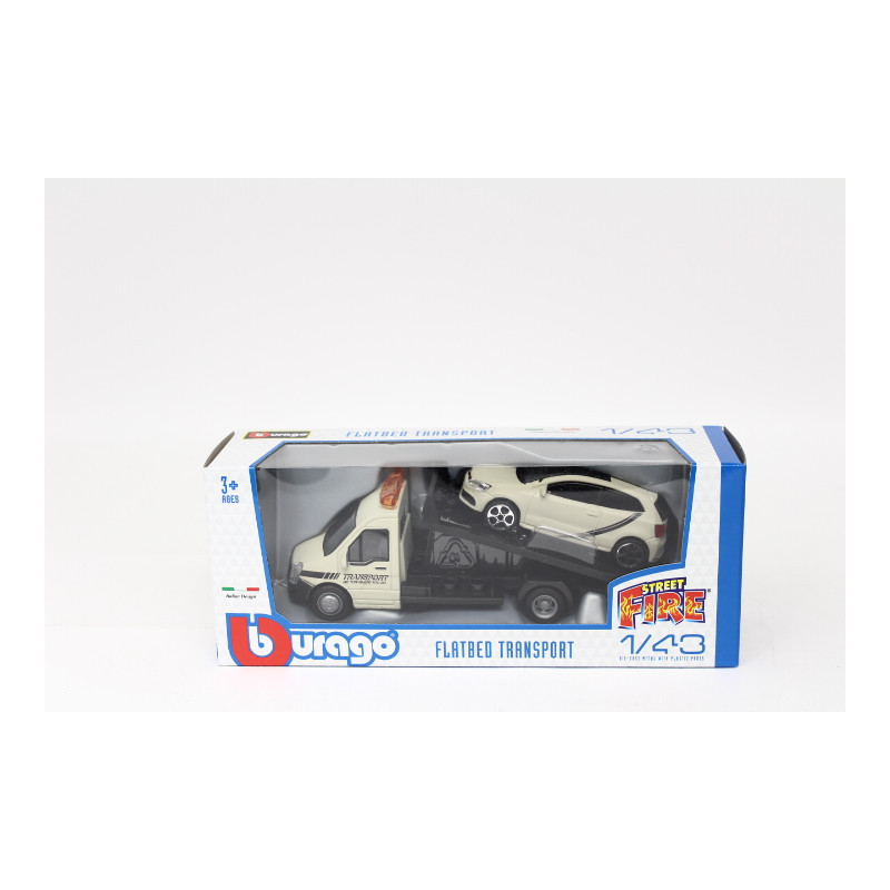 BBU 1:43 Street Fire Tran.VW Polo GTI grey 31403
