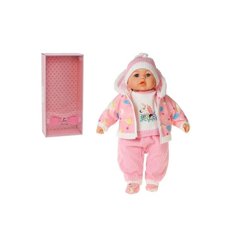 Bobas z dźwiękiem 45cm PL box 61199