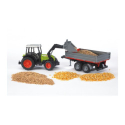 BRUDER Claas Nectis 267F ładow.i przyczepa 02112