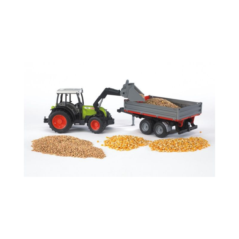 BRUDER Claas Nectis 267F ładow.i przyczepa 02112
