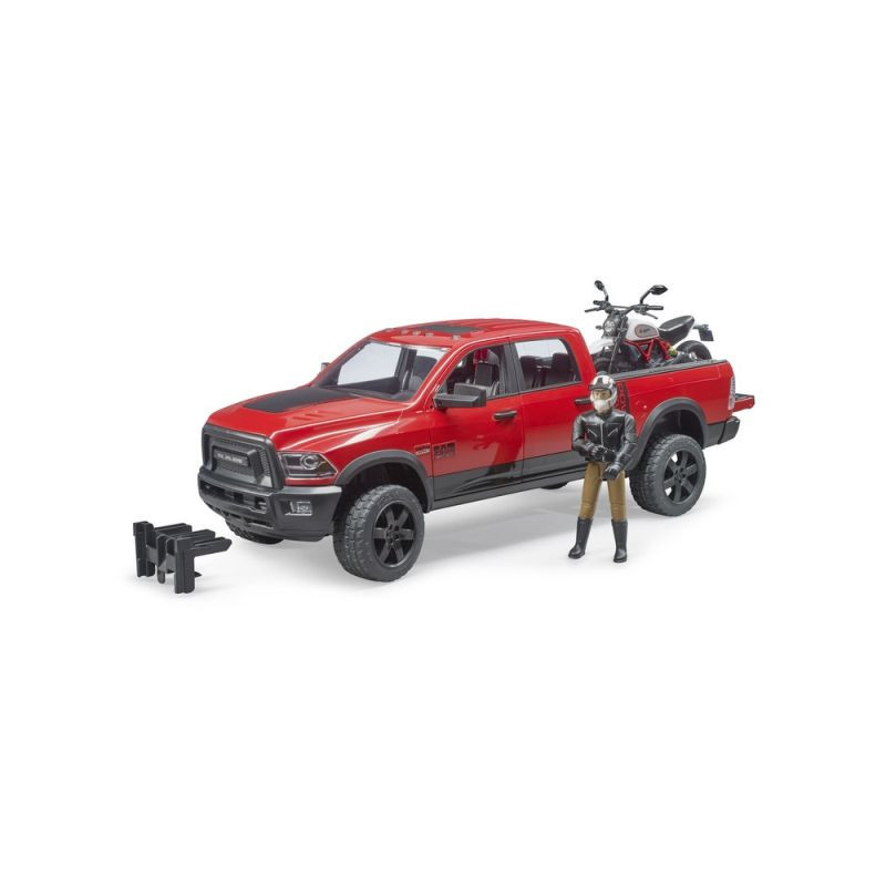 BRUDER Dodge RAM 2500 Power Wagon + Ducati 02502