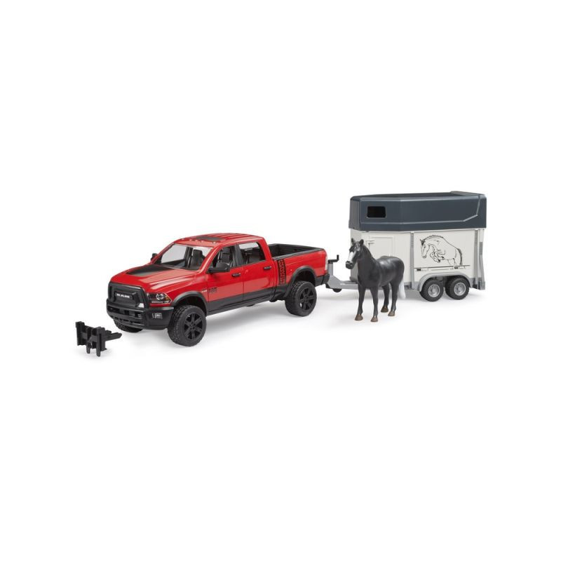 BRUDER Dodge RAM 2500 z przyczepą dla konia 02501