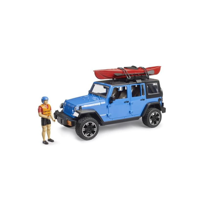 BRUDER Jeep Wrangler Rubicon kajak+fig 02529