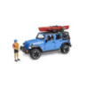 BRUDER Jeep Wrangler Rubicon kajak+fig 02529