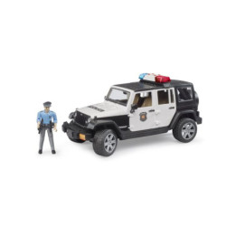 BRUDER Jeep Wrangler Rubicon policja+figurka 02526