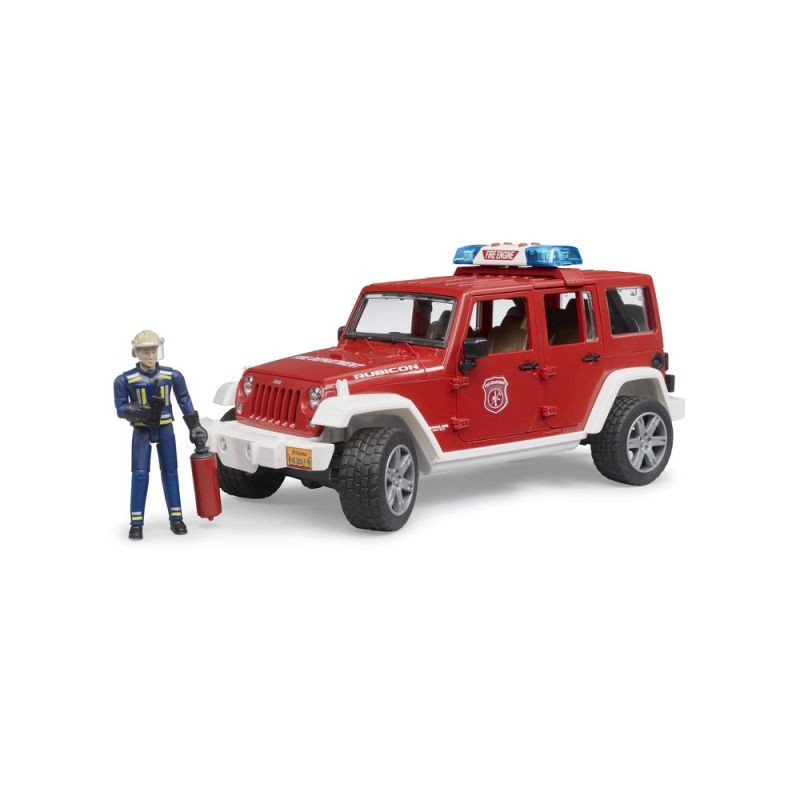 BRUDER Jeep Wrangler straż pożarna+fig 02528
