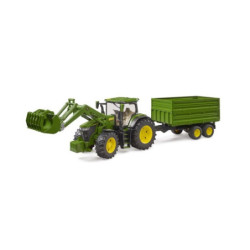 BRUDER John Deere 7R 350 ładow.+przyczepa 03155