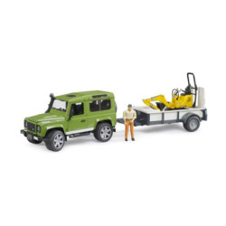 BRUDER Land Rover+przyczepa+koparkaJCB+fig 02593