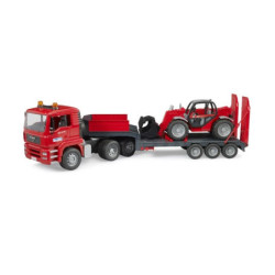 BRUDER MAN TGA+naczepa+ładow.Manitou MLT 02774