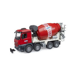 BRUDER Mercedes Arocs betoniarka czerwona 03655