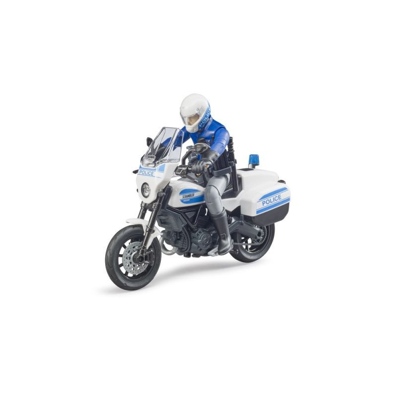 BRUDER Policjant na motoc.Scram.Ducati 62731