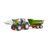 BRUDER ROADMAX traktor ład.czoł+przycz.kiper 03452
