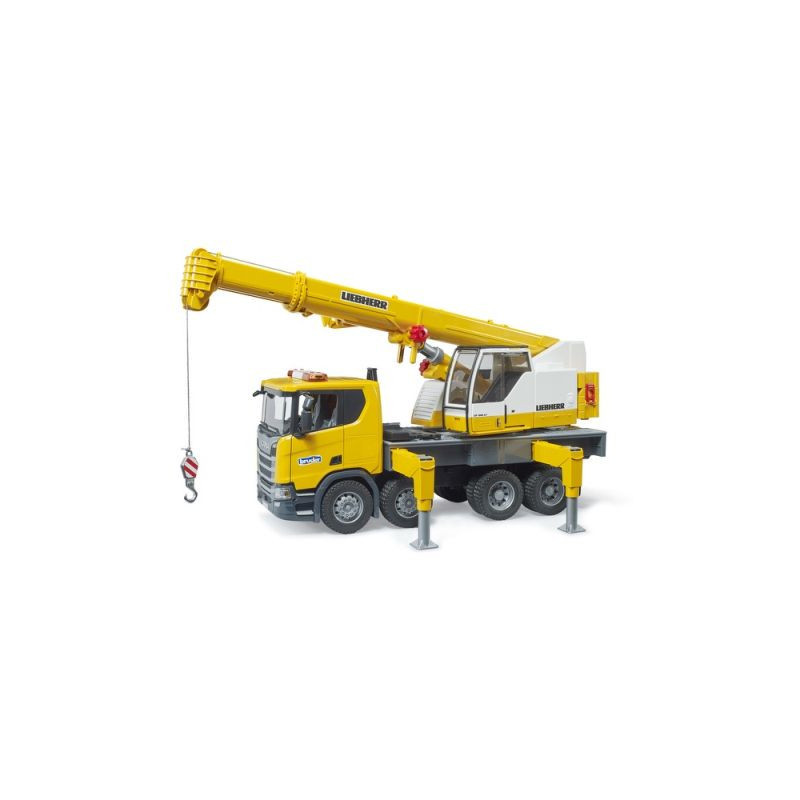 BRUDER Scania Super560R ciężarów.z dźwig.Lie.03571